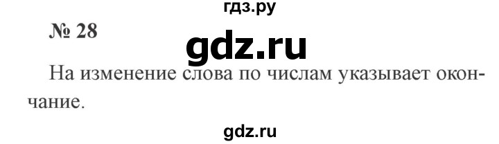 ГДЗ по русскому языку 3 класс Канакина, Горецкий часть 2 - ответ на номер 28, Решебник 2015 №4