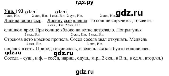 Страница 95 упражнение 193. Русский язык 4 класс упражнение 187.