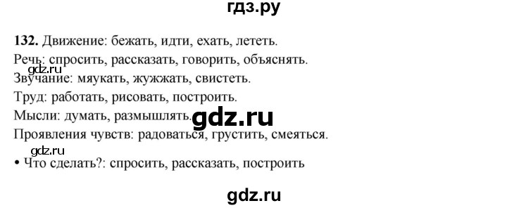 ГДЗ по русскому языку 4 класс Канакина, Горецкий часть 2 - ответ на номер 132, Решебник 2025