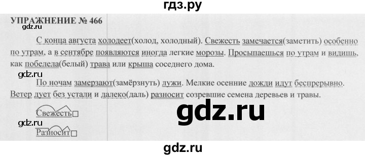 Русский разумовская упражнение. Русский язык 5 класс упражнение 466. Русский язык 5 класс 2 часть страница 42 упражнение 466. Русский язык 6 класс упражнение 466. Русский язык 6 класс 2 часть упражнение 466.