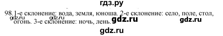 ГДЗ по русскому языку 5 класс  Ладыженская   упражнение - 98, Решебник к учебнику 2021