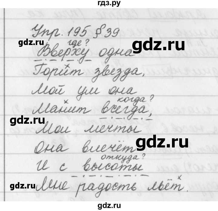 Русский 4 класс упражнение 195