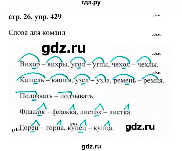 Русский язык 7 класс упр 429