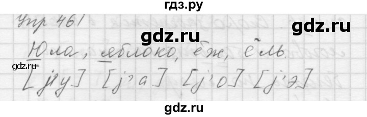 ГДЗ по русскому языку 5 класс  Купалова Учебник, Практика  упражнение - 461, Решебник №2 к учебнику 2016