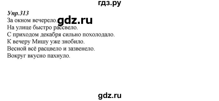 ГДЗ по русскому языку 6 класс  Разумовская   упражнение - 313, Решебник к учебнику 2015