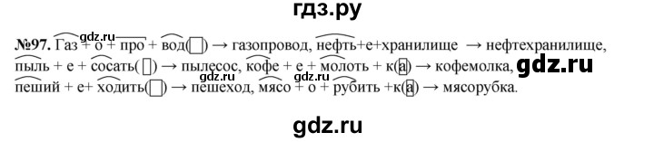 ГДЗ по русскому языку 6 класс  Разумовская   упражнение - 97, Решебник к учебнику 2023