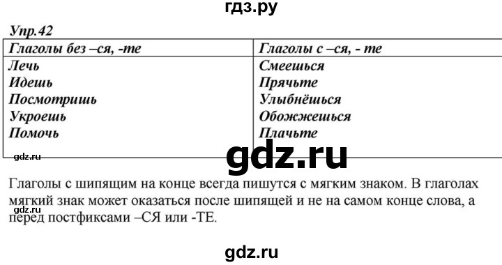 ГДЗ по русскому языку 6 класс  Разумовская   упражнение - 42, Решебник к учебнику 2015