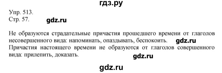 Упражнение 513 по русскому языку 6 класс