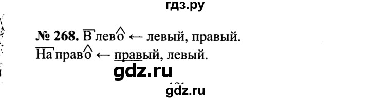 ГДЗ по русскому языку 7 класс  Баранов   упражнение - 268, Решебник №3