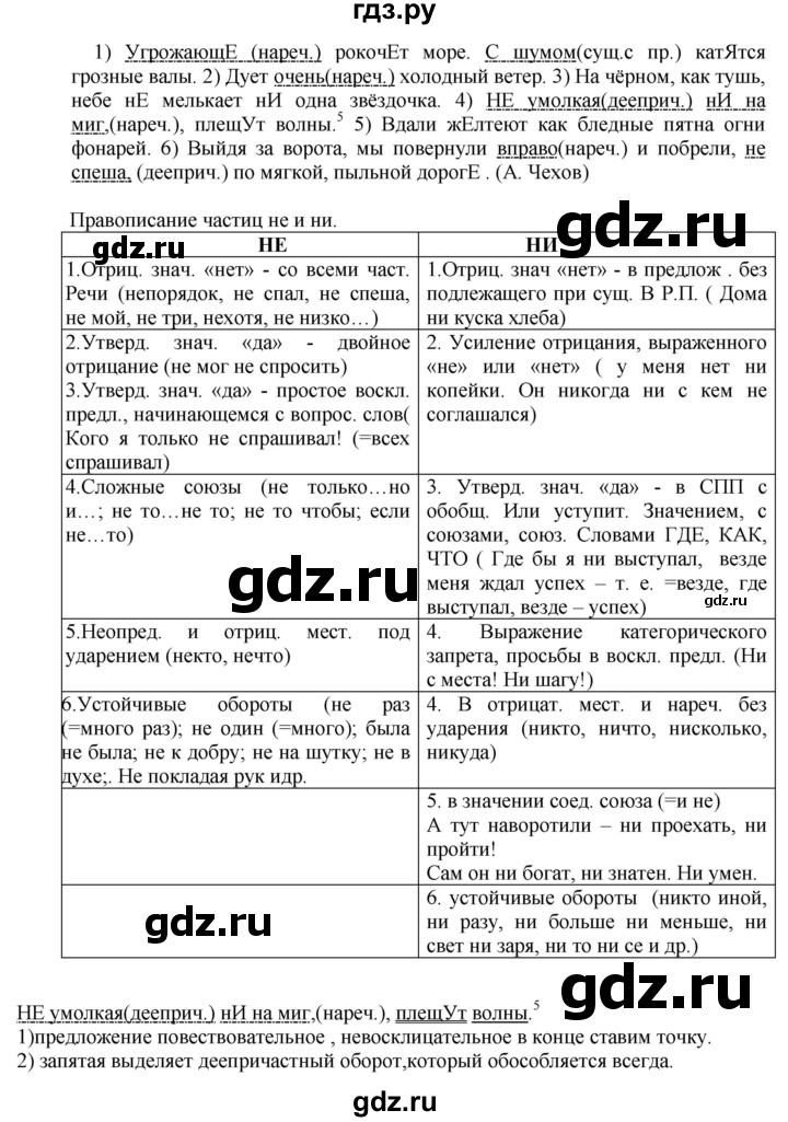 ГДЗ Упражнение 240 Русский Язык 8 Класс Бархударов, Крючков