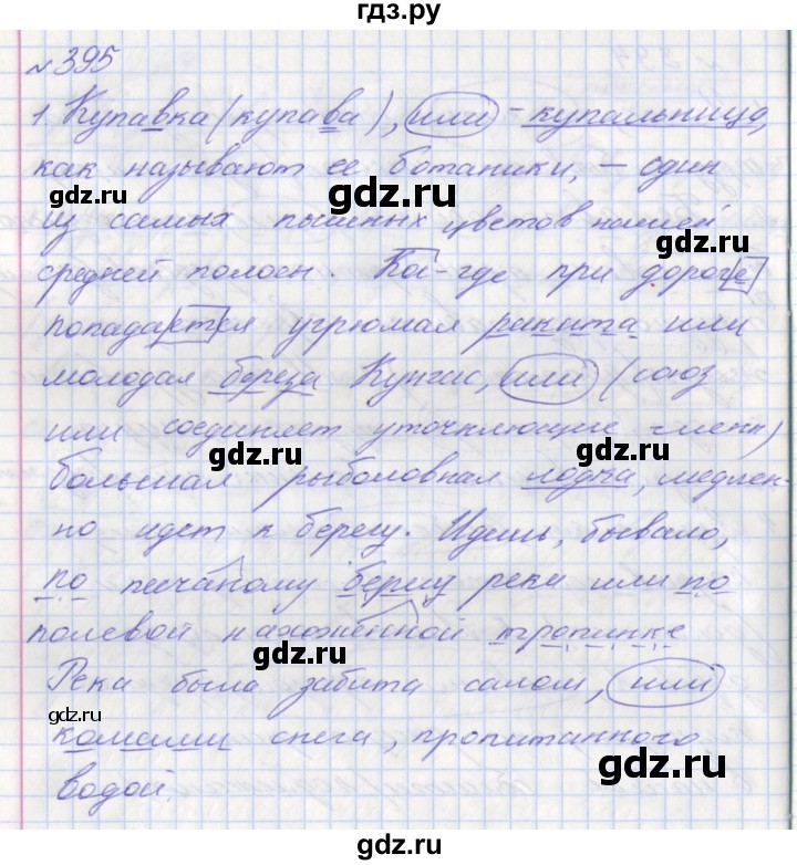 ГДЗ по русскому языку 8 класс  Пичугов практика  упражнение - 395, Решебник к учебнику 2017