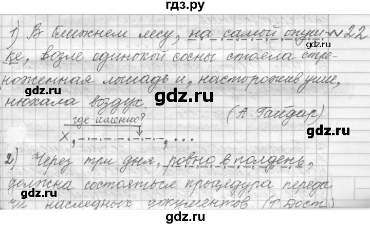 ГДЗ по русскому языку 9 класс  Пичугов Практика  упражнение - 22, Решебник к учебнику 2015