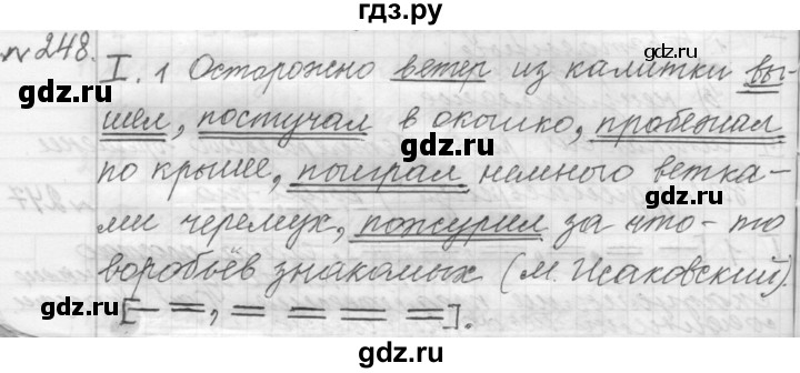 ГДЗ по русскому языку 9 класс  Пичугов Практика  упражнение - 248, Решебник к учебнику 2015