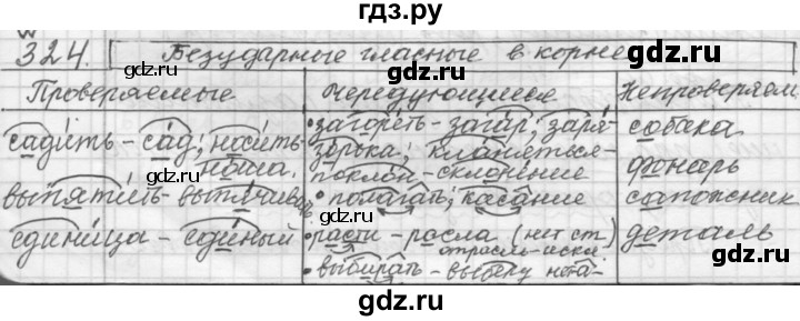 ГДЗ по русскому языку 9 класс  Пичугов Практика  упражнение - 324, Решебник к учебнику 2015