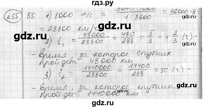 ГДЗ по алгебре 7 класс  Алимов   номер - 55, Решебник №1