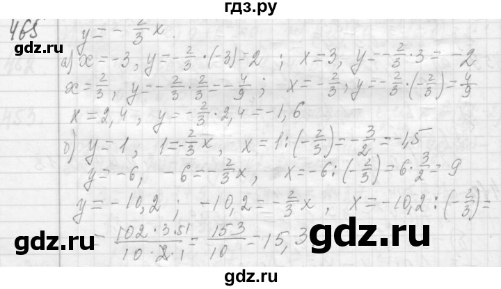 ГДЗ номер 465 алгебра 7 класс Макарычев, Миндюк