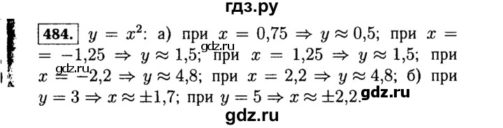 ГДЗ по алгебре 7 класс  Макарычев   задание - 484, Решебник к учебнику 2015