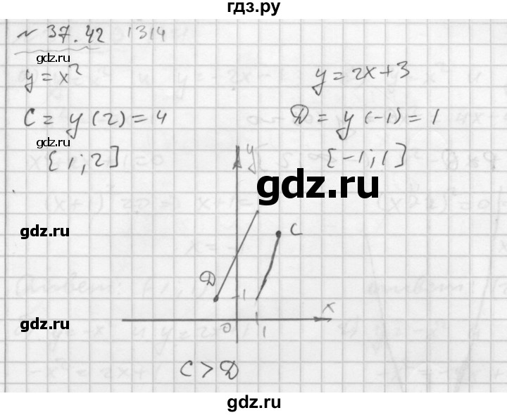 ГДЗ по алгебре 7 класс  Мордкович Учебник, Задачник Базовый уровень §37 - 37.42, Решебник №2 к задачнику 2015
