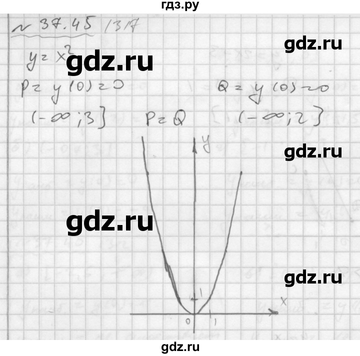 ГДЗ по алгебре 7 класс  Мордкович Учебник, Задачник Базовый уровень §37 - 37.45, Решебник №2 к задачнику 2015