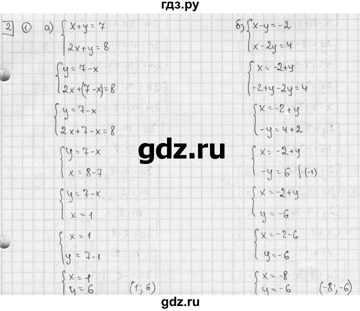 ГДЗ по алгебре 7 класс  Звавич дидактические материалы  самостоятельная работа / вариант 2 / С-46 - 2, решебник №2