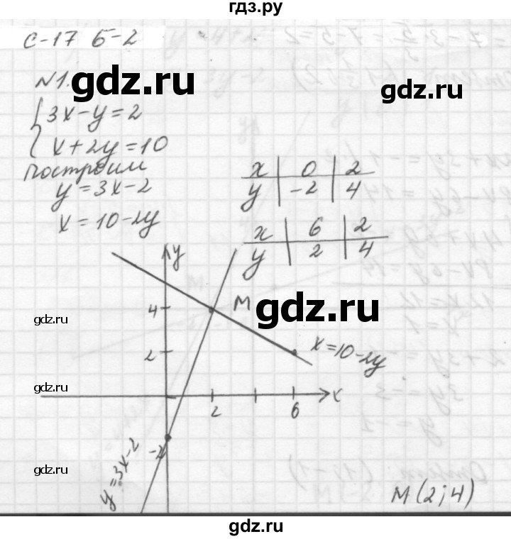 ГДЗ по алгебре 7 класс  Ершова самостоятельные и контрольные работы, геометрия  алгебра / самостоятельная работа / С-17 - Б2, решебник №2