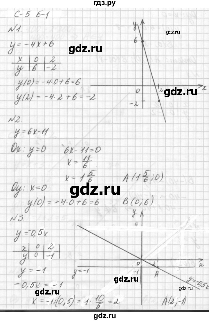 ГДЗ по алгебре 7 класс  Ершова самостоятельные и контрольные работы, геометрия  алгебра / самостоятельная работа / С-5 - Б1, решебник №2
