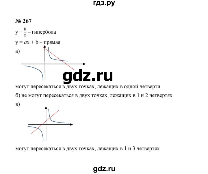 ГДЗ по алгебре 8 класс  Макарычев   задание - 267, Решебник к учебнику 2023