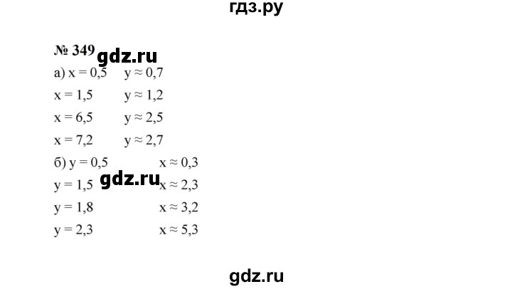 ГДЗ по алгебре 8 класс  Макарычев   задание - 349, Решебник к учебнику 2023
