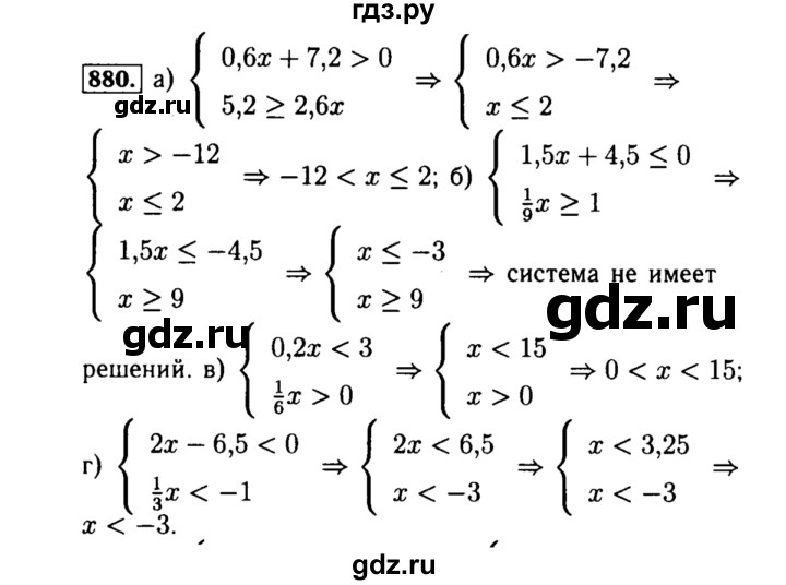 ГДЗ по алгебре 8 класс  Макарычев   задание - 880, Решебник к учебнику 2015
