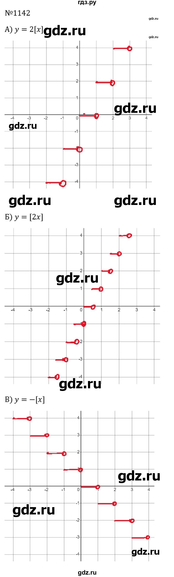 ГДЗ по алгебре 8 класс  Макарычев   задание - 1142, Решебник к учебнику 2024