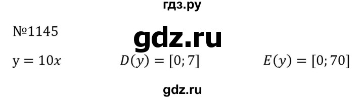 ГДЗ по алгебре 8 класс  Макарычев   задание - 1145, Решебник к учебнику 2024