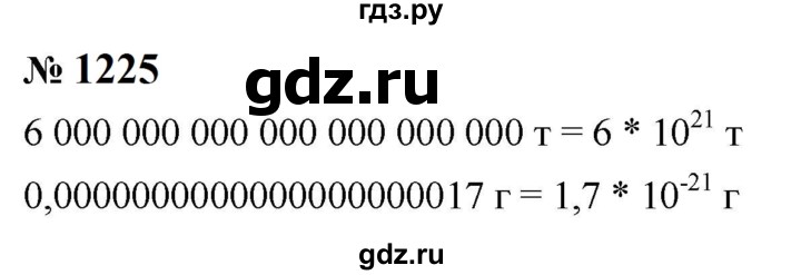 ГДЗ по алгебре 8 класс  Макарычев   задание - 1225, Решебник к учебнику 2024