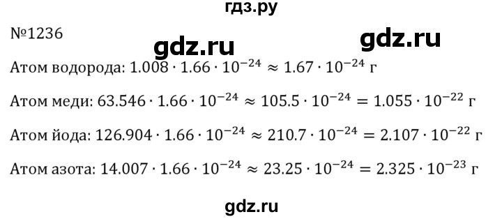 ГДЗ по алгебре 8 класс  Макарычев   задание - 1236, Решебник к учебнику 2024