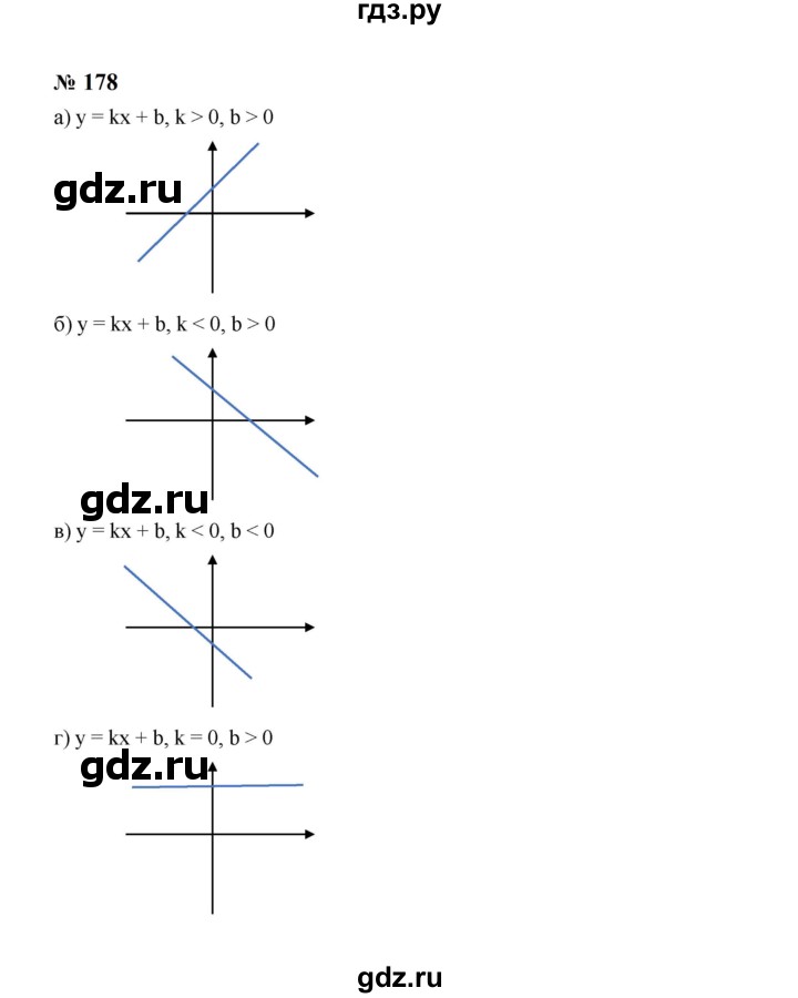 ГДЗ по алгебре 8 класс  Макарычев   задание - 178, Решебник к учебнику 2024