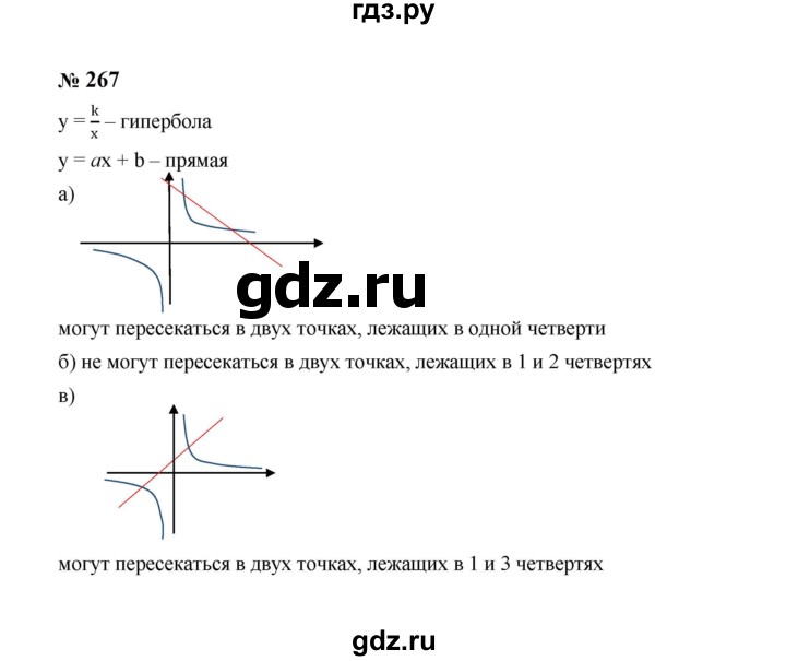 ГДЗ по алгебре 8 класс  Макарычев   задание - 267, Решебник к учебнику 2024