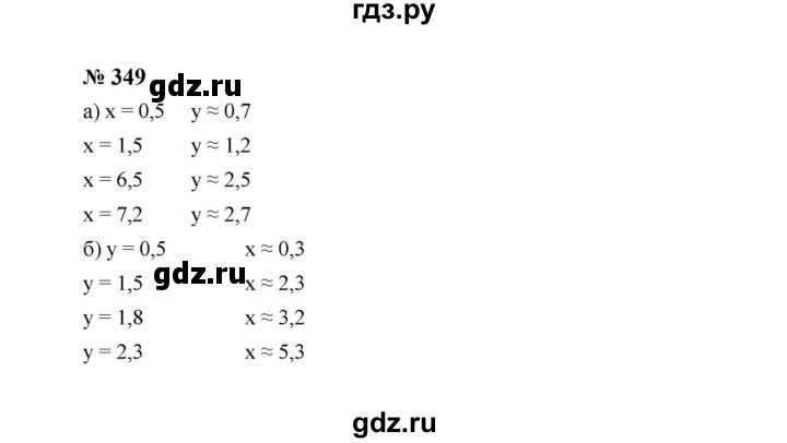 ГДЗ по алгебре 8 класс  Макарычев   задание - 349, Решебник к учебнику 2024