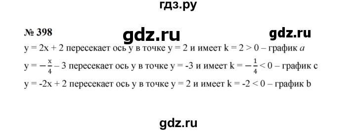 ГДЗ по алгебре 8 класс  Макарычев   задание - 398, Решебник к учебнику 2024