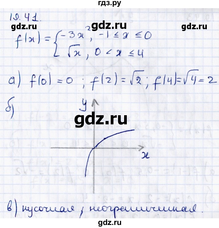 ГДЗ по алгебре 8 класс Мордкович Учебник, Задачник Базовый уровень §19 - 19.41, Решебник к задачнику 2017
