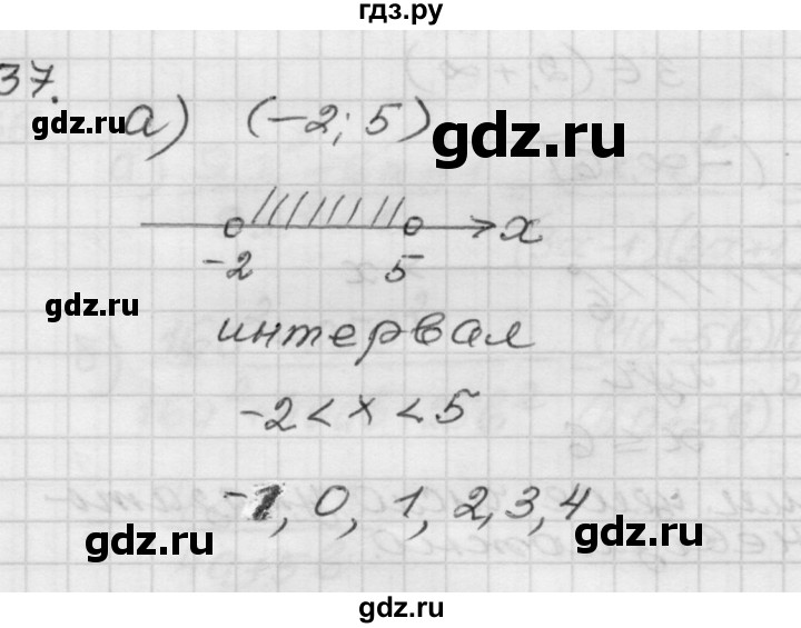 ГДЗ по алгебре 8 класс Мордкович Учебник, Задачник Базовый уровень повторение - 37, Решебник №1 к задачнику 2015