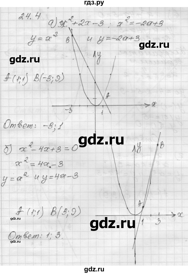 ГДЗ по алгебре 8 класс Мордкович Учебник, Задачник Базовый уровень §23 - 23.4, Решебник №1 к задачнику 2015