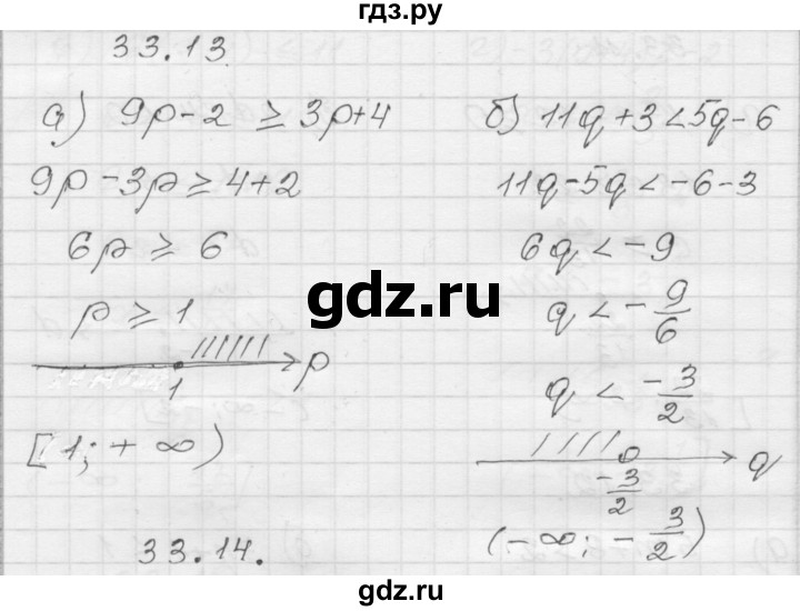 ГДЗ по алгебре 8 класс Мордкович Учебник, Задачник Базовый уровень §33 - 33.13, Решебник №1 к задачнику 2015