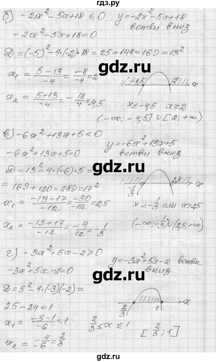 ГДЗ по алгебре 8 класс Мордкович Учебник, Задачник Базовый уровень §34 - 34.5, Решебник №1 к задачнику 2015