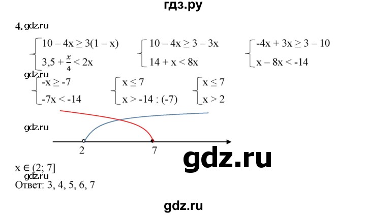ГДЗ по алгебре 8 класс Жохов дидактические материалы (Макарычев) Базовый уровень контрольные работы / К-9 / вариант 2 - 4, Решебник 2025