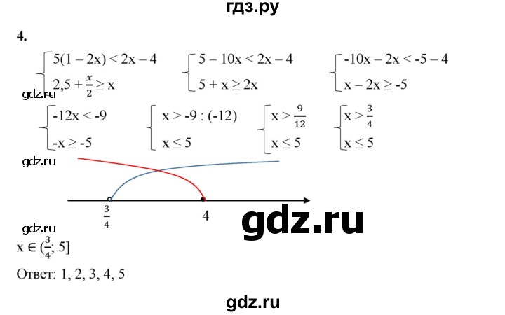 ГДЗ по алгебре 8 класс Жохов дидактические материалы (Макарычев) Базовый уровень контрольные работы / К-9 / вариант 3 - 4, Решебник 2025