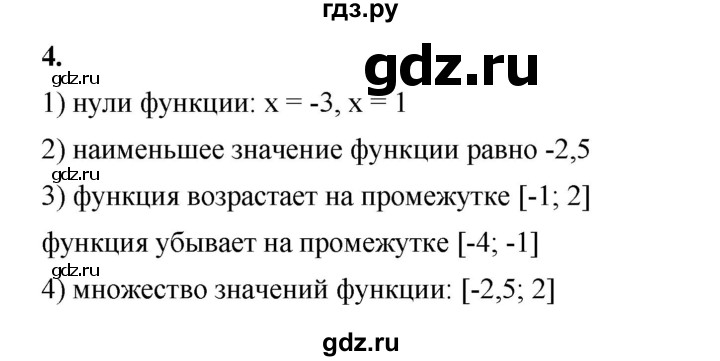 ГДЗ по алгебре 8 класс Жохов дидактические материалы (Макарычев) Базовый уровень контрольные работы / К-10 / вариант 2 - 4, Решебник 2025