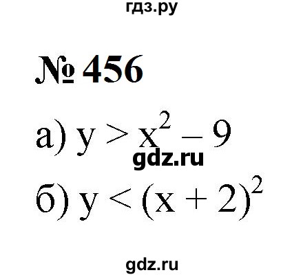 ГДЗ по алгебре 9 класс  Макарычев  Базовый уровень задание - 456, Решебник к учебнику 2023