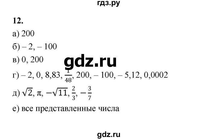 ГДЗ по алгебре 9 класс  Макарычев  Базовый уровень задание - 12, Решебник к учебнику 2024