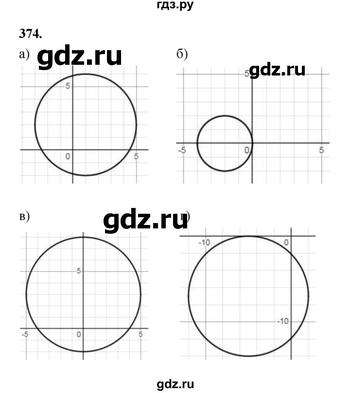 ГДЗ по алгебре 9 класс  Макарычев  Базовый уровень задание - 374, Решебник к учебнику 2024