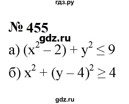 ГДЗ по алгебре 9 класс  Макарычев  Базовый уровень задание - 455, Решебник к учебнику 2024