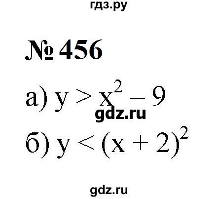 ГДЗ по алгебре 9 класс  Макарычев  Базовый уровень задание - 456, Решебник к учебнику 2024